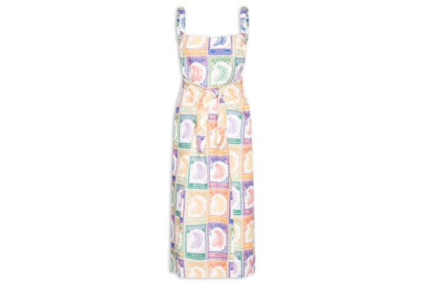 Vestido Midi Banana Selo - Bege