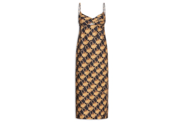 Vestido Midi Banana Tessel Mini - Preto