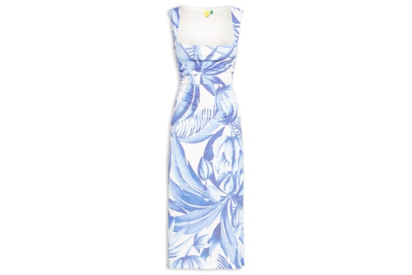 Vestido Midi Bananarte Importado - Azul