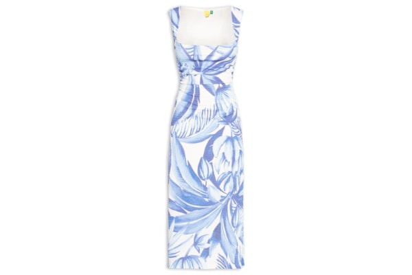 Vestido Midi Bananarte Importado - Azul