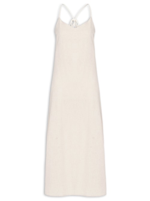 Vestido Midi – Bege