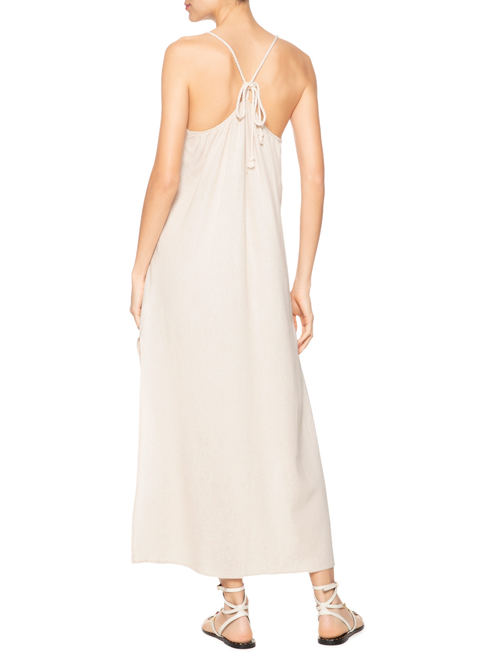 Vestido Midi Bege Basiq