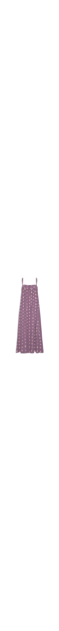 Vestido Midi Bordado Arruda - Roxo
