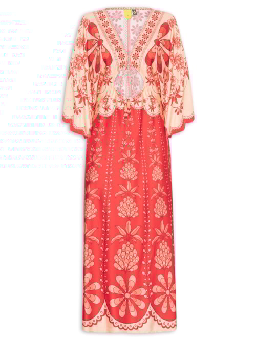 Vestido Midi Caetana – Vermelho