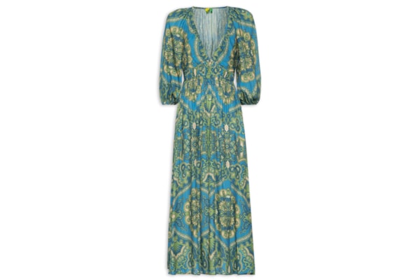 Vestido Midi Capadócia - Azul