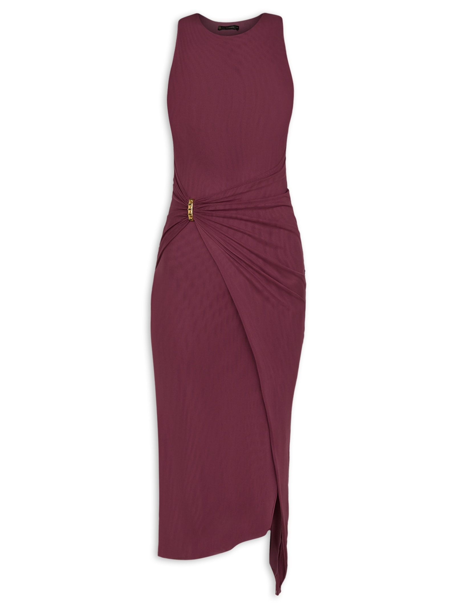 Vestido Midi Catalina Soulmate Marrom Vix