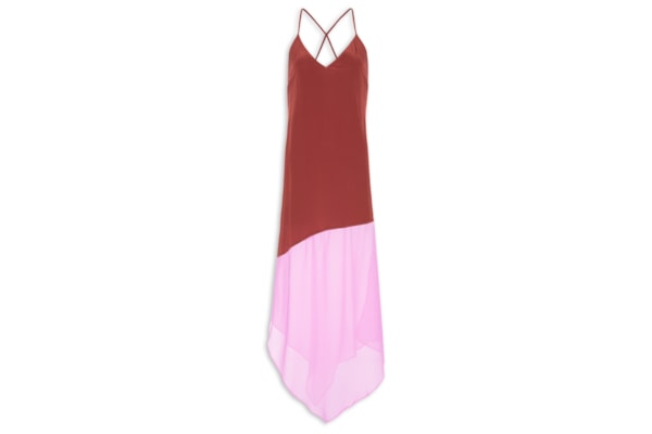 Vestido Midi Com Stopper - Vinho