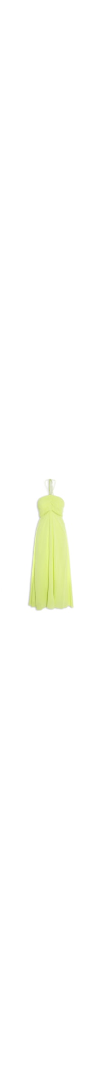 Vestido Midi Com Top Franzido - Verde