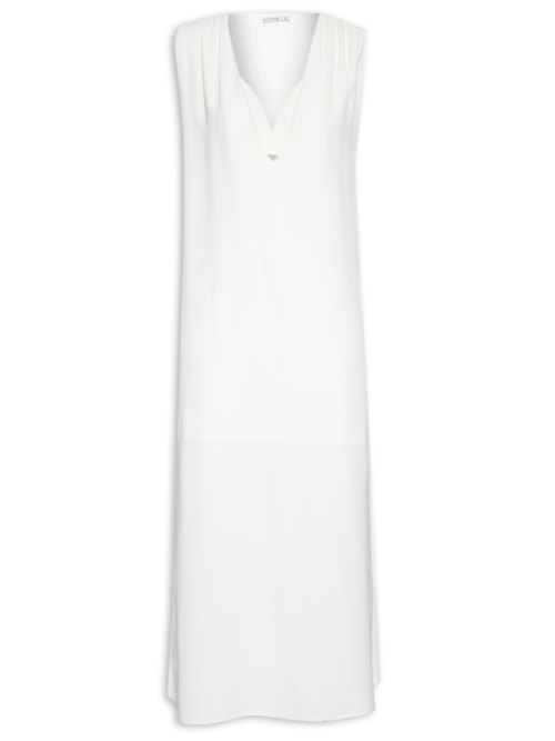 Vestido Midi Com Top - Off White