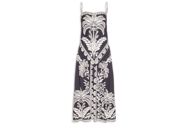 Vestido Midi Coqueiro Sereno - Preto