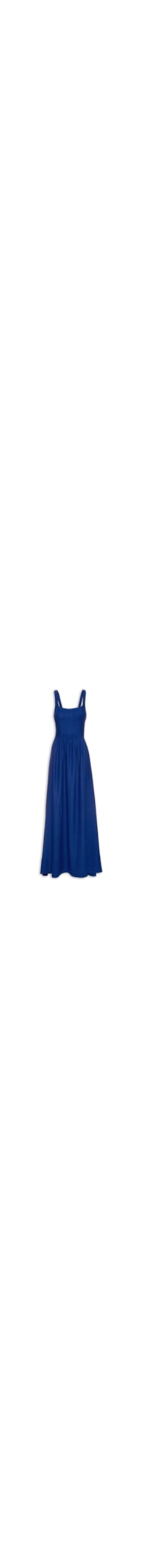 Vestido Midi Corselet - Azul