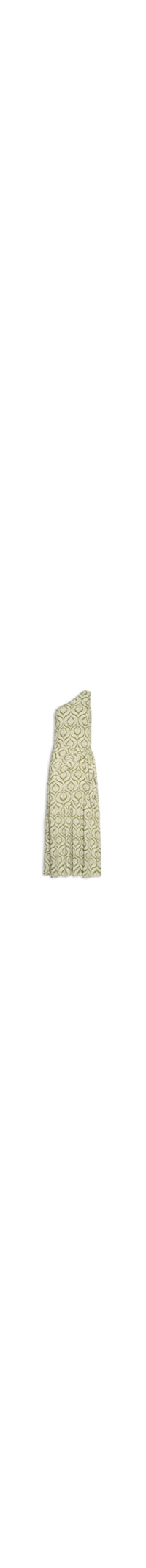 Vestido Midi Crepe Estampa Jardim - Verde