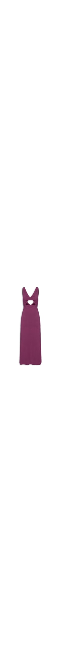 Vestido Midi Cut Out - Roxo