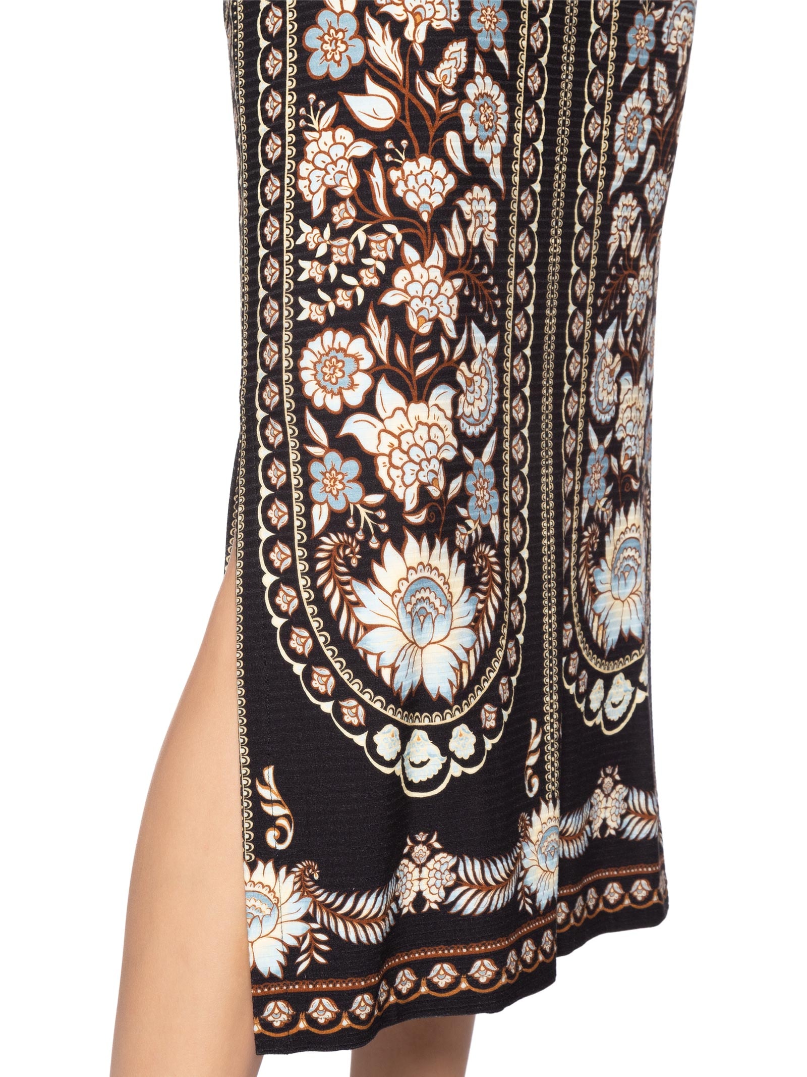 Vestido Midi Daniela Preto Farm