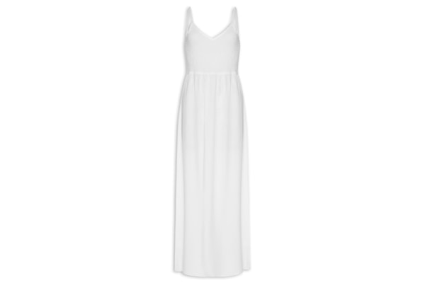 Vestido Midi De Alça - Branco