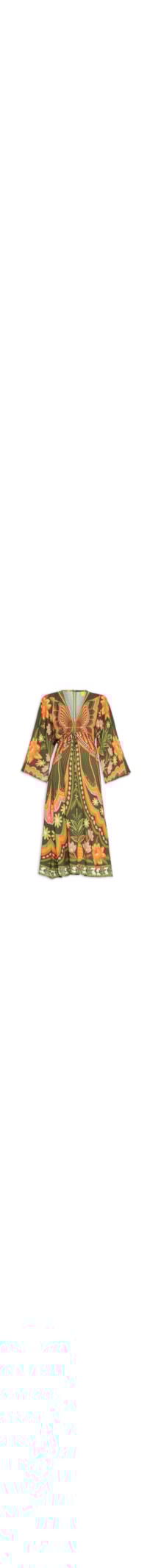 Vestido Midi Doce Voo - Verde