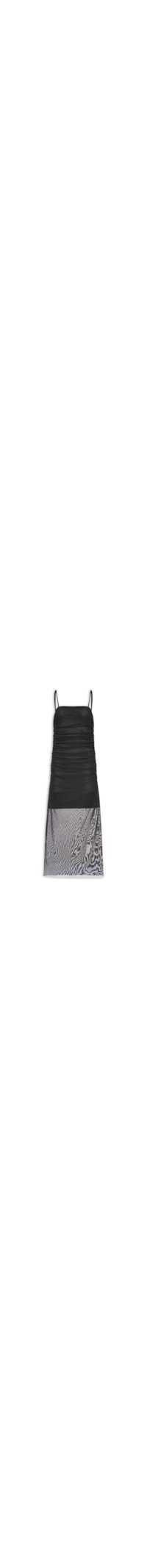 Vestido Midi Drapeado - Preto