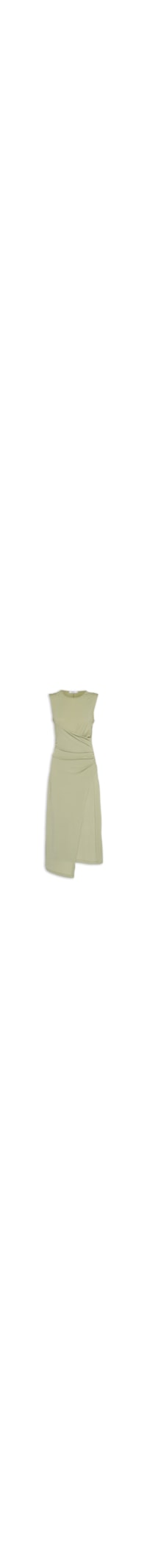 Vestido Midi Drapeado - Verde