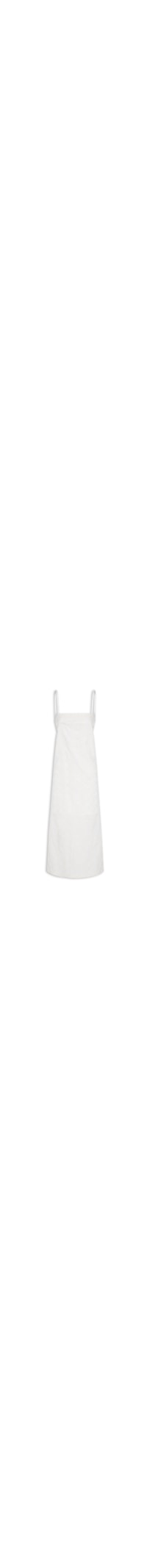 Vestido Midi Em Linho Bordado - Off White