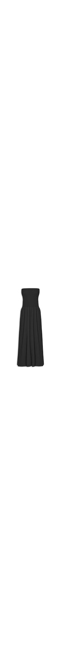 Vestido Midi Em Malha - Preto