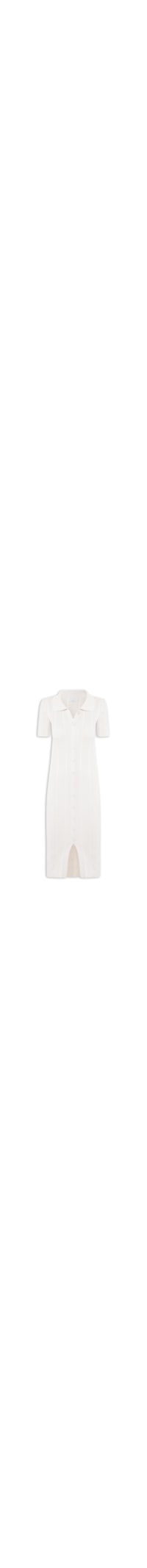 Vestido Midi Em Tricot - Off White