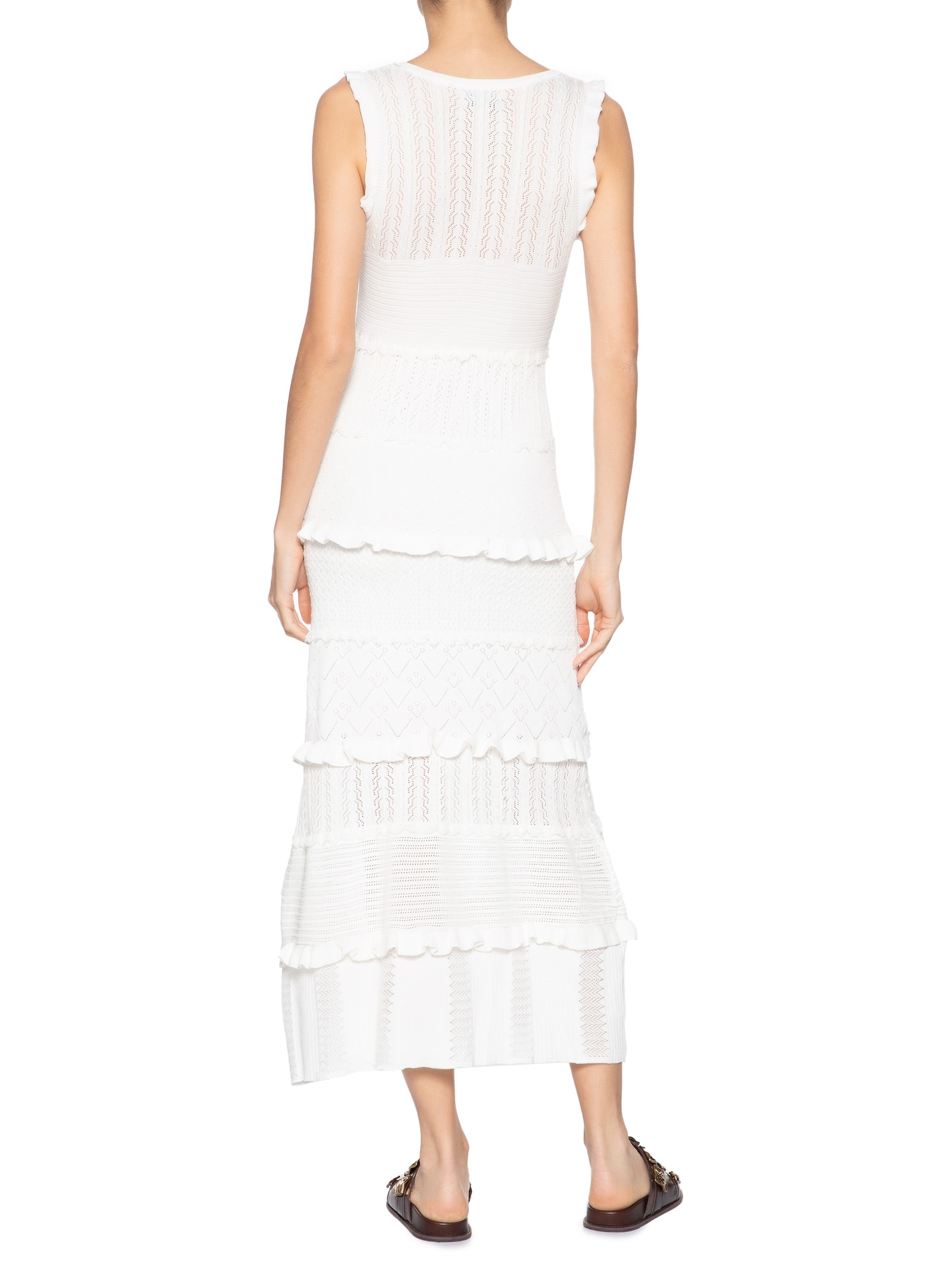 Vestido Midi Em Tricot Off White Market 33