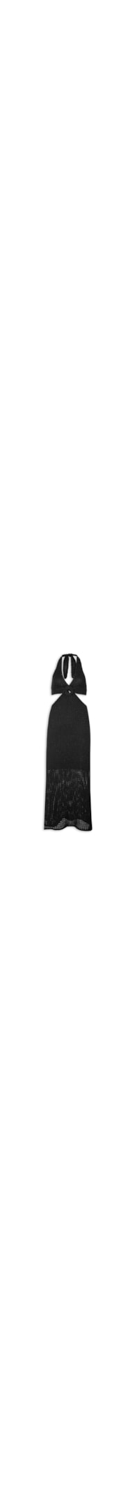 Vestido Midi Em Tricot - Preto