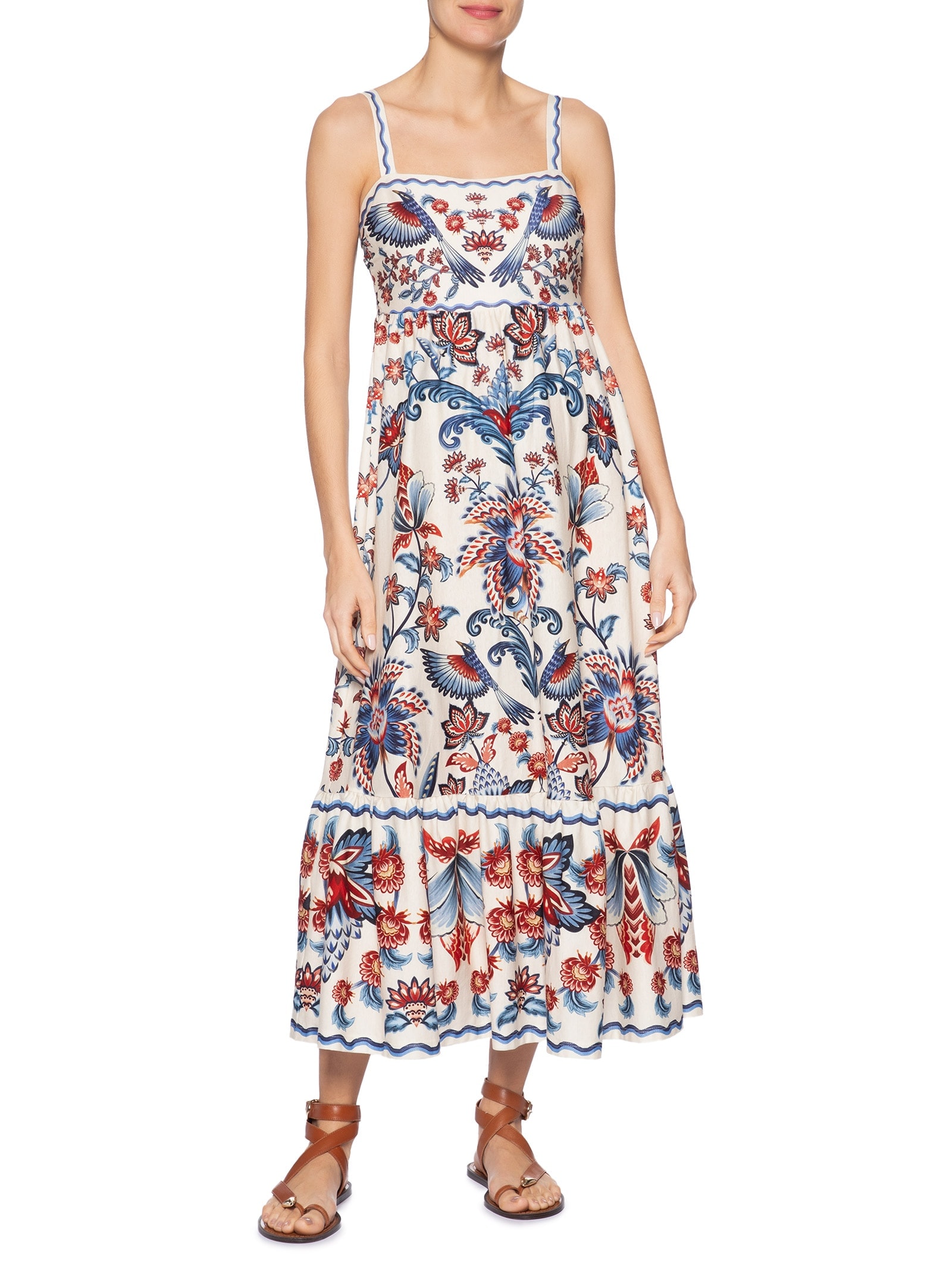 Vestido Midi Encanto Boho Branco Farm