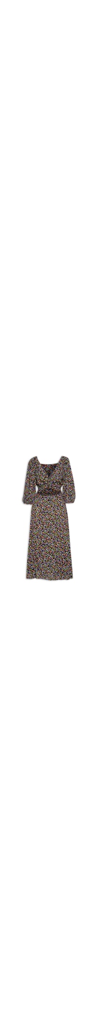 Vestido Midi Encontros - Preto