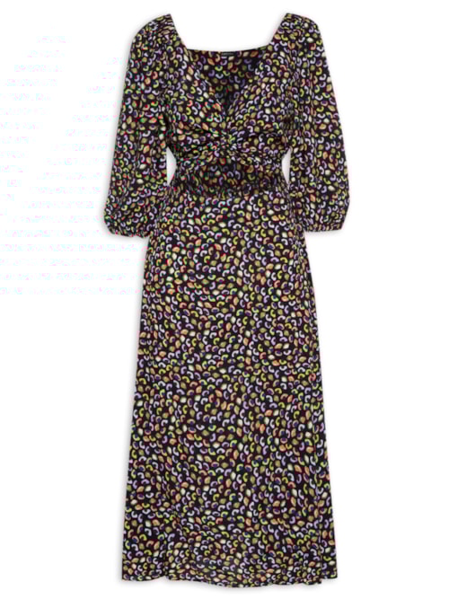 Vestido Midi Encontros – Preto