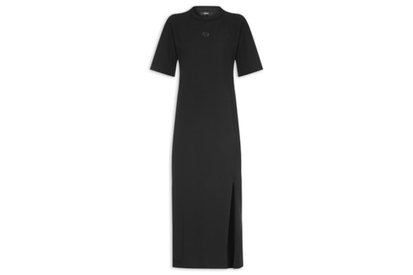 Vestido Midi Essential Algodão - Preto