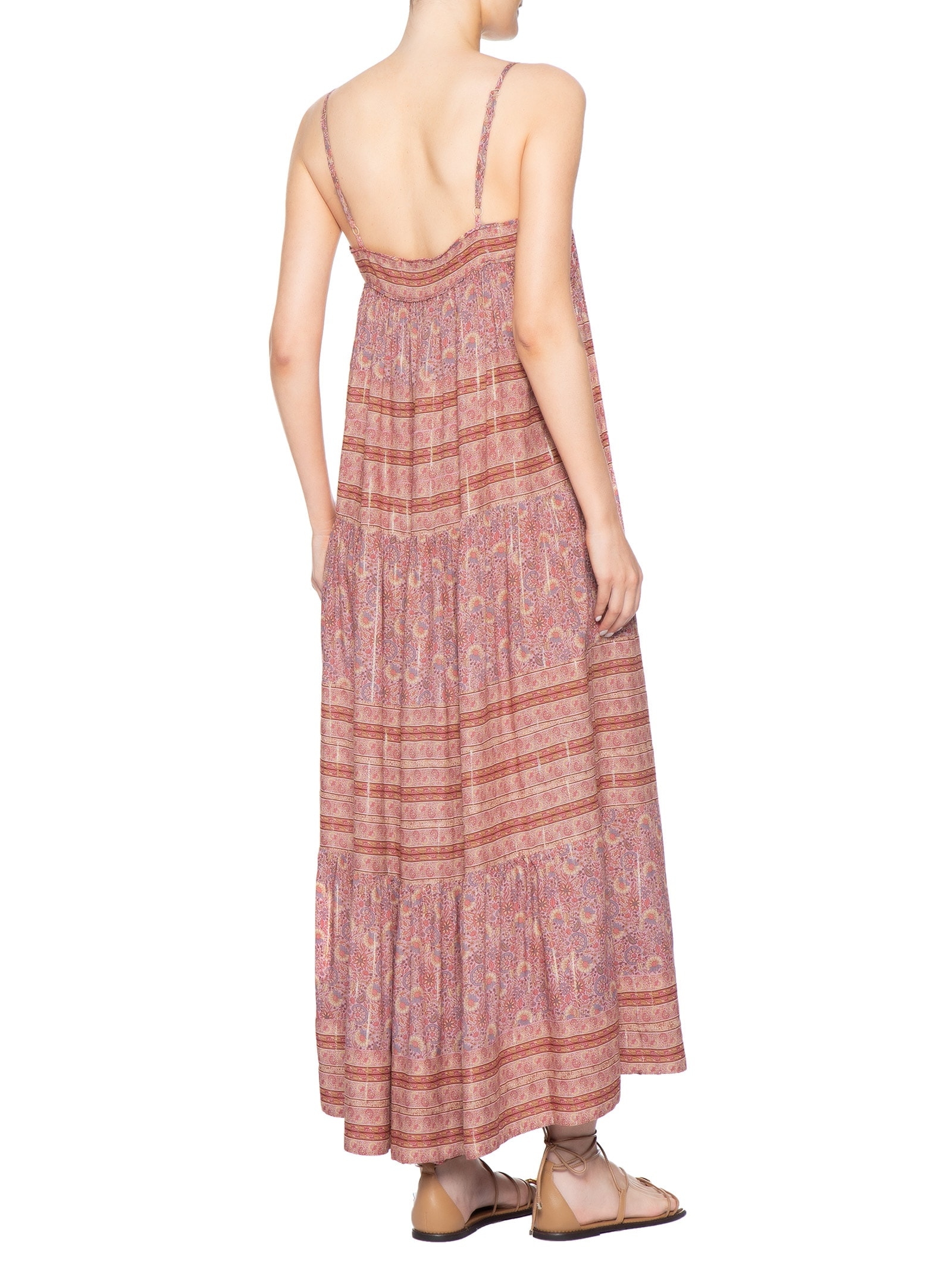 Vestido Midi Estampa Flori Rosa Maria Filó