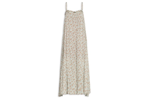 Vestido Midi Estampa Greeny B - Azul