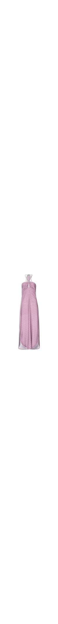 Vestido Midi Estampa Mini Ikat - Lilás