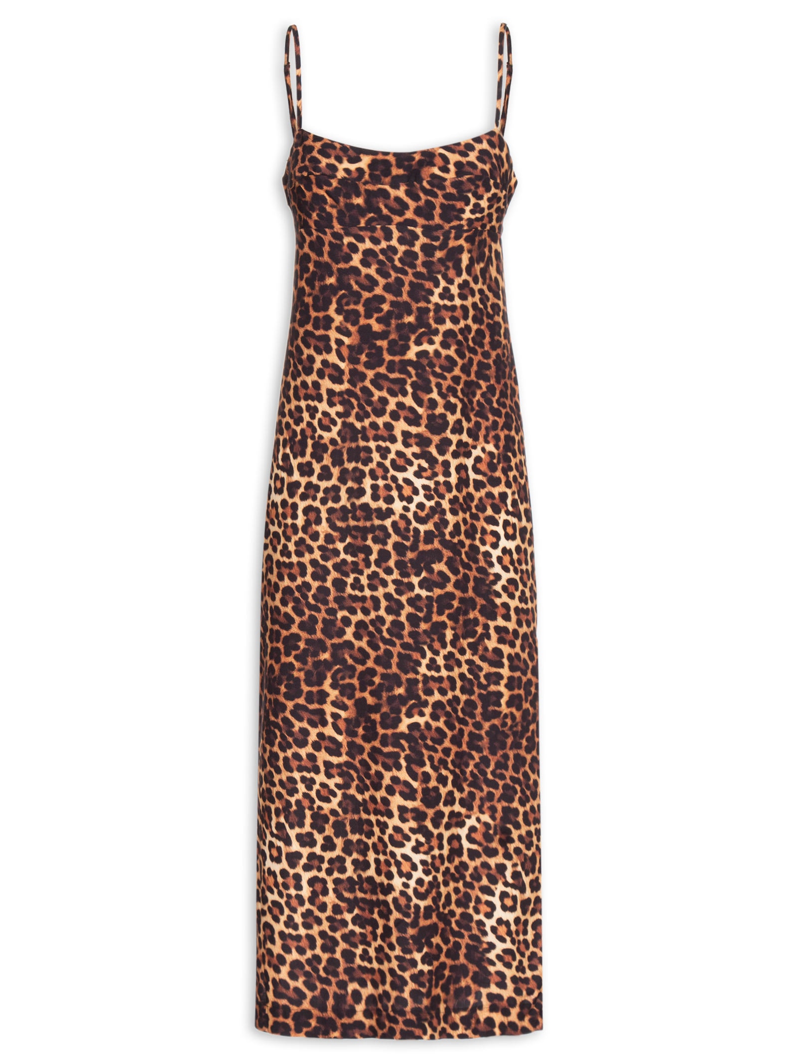 Vestido Midi Estampado Animal Print  Colcci