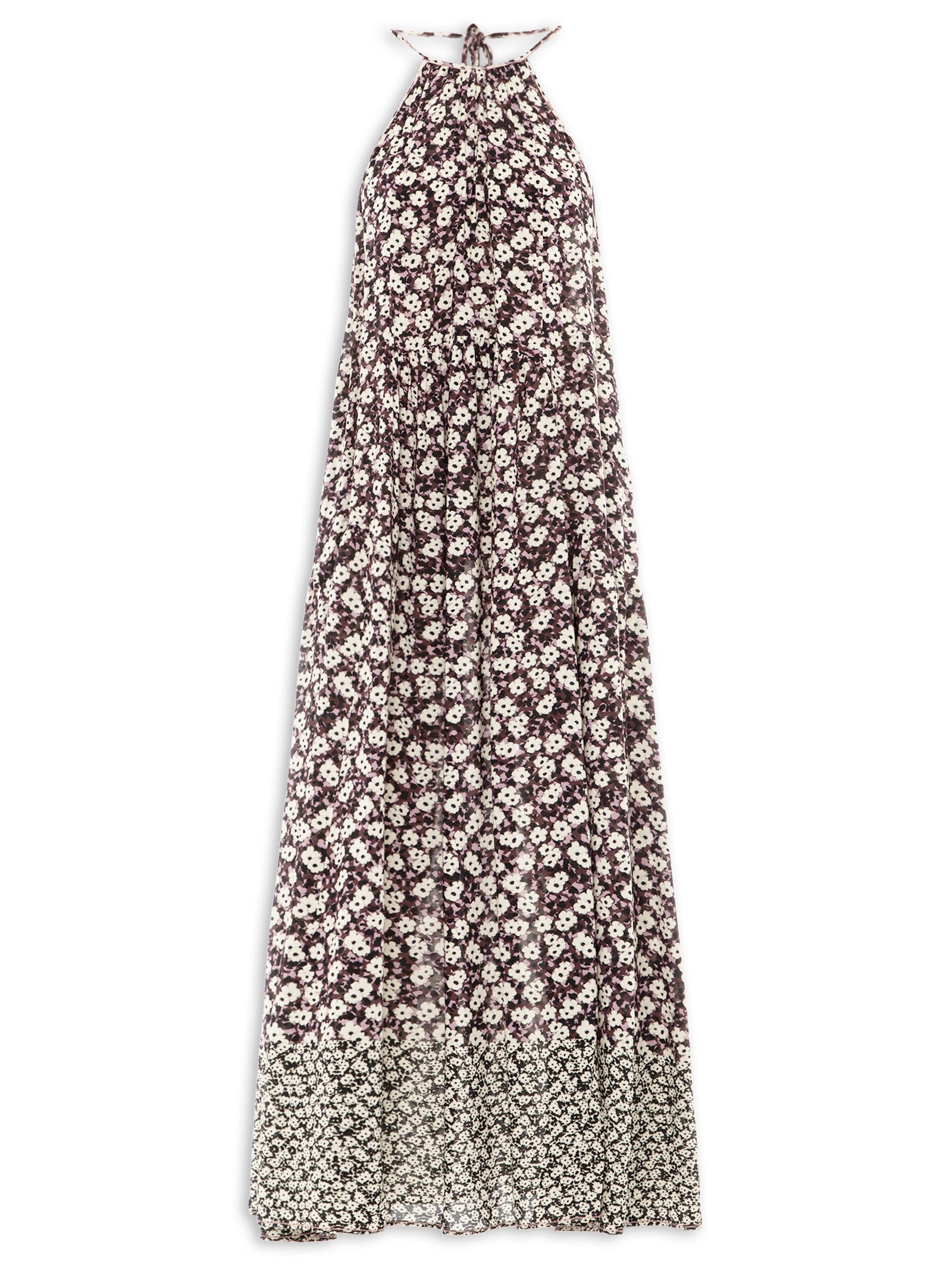 Vestido Midi Estampado Roxo Animale