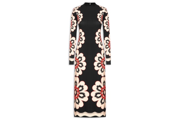 Vestido Midi Fiorella - Preto