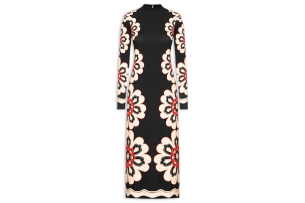 Vestido Midi Fiorella - Preto