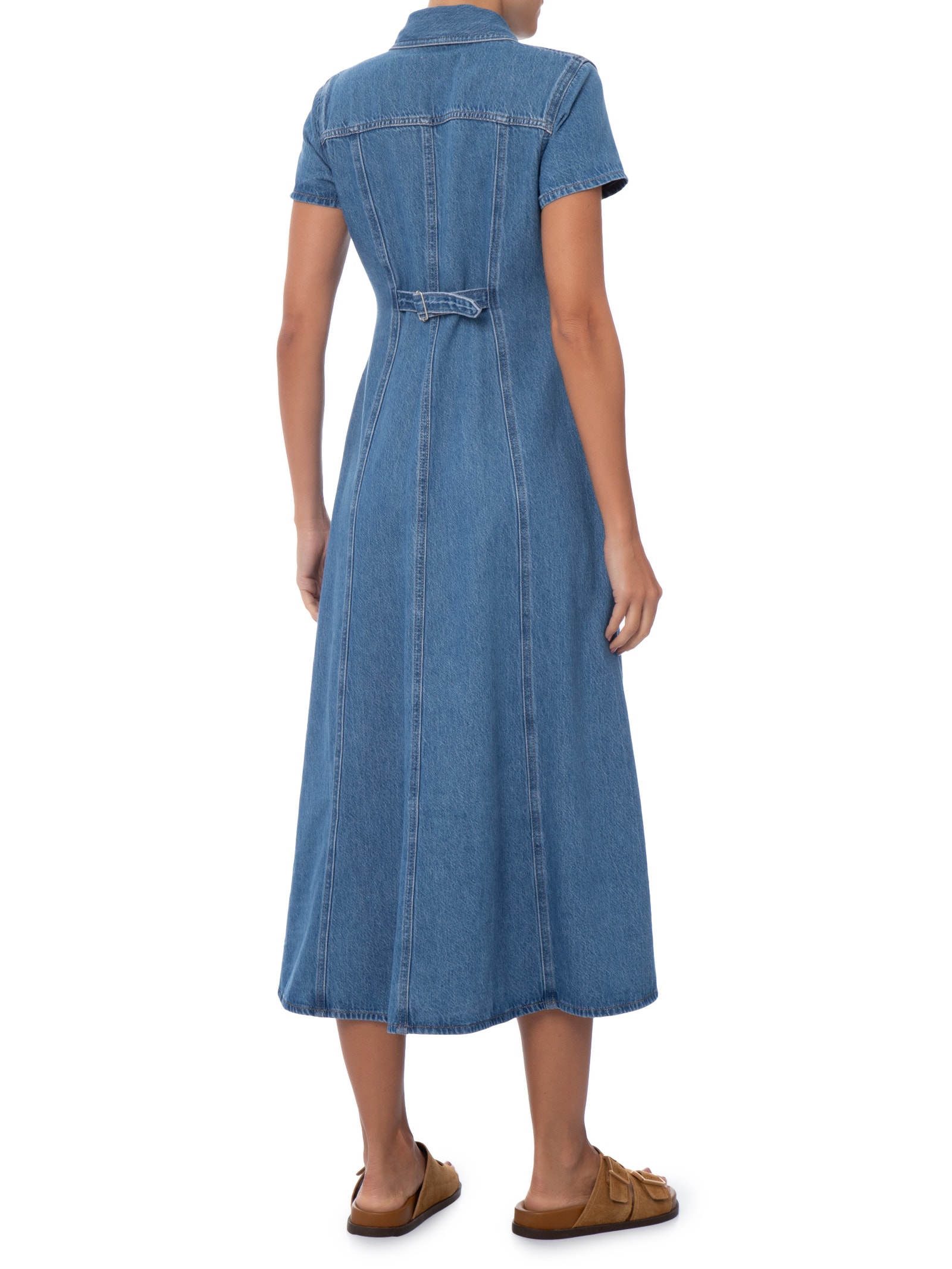Vestido Midi Fit And Flare Western Dress – Azul Levi's