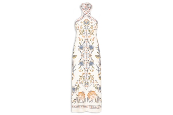 Vestido Midi Flor do Deserto – Bege