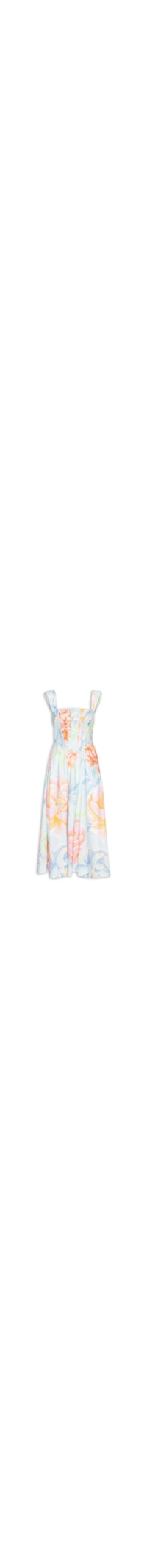 Vestido Midi Floral Sofia - Azul