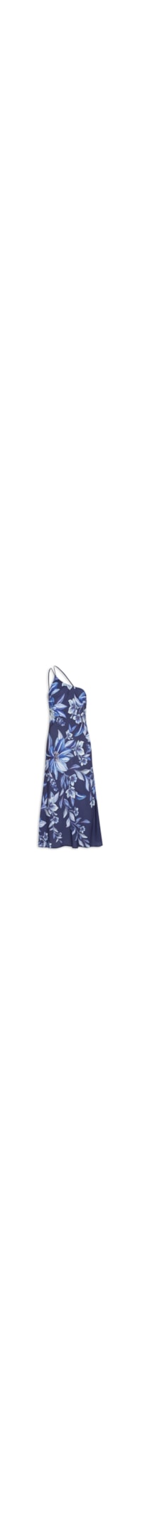 Vestido Midi Floral Tati - Azul