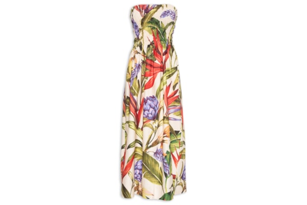 Vestido Midi Florarte - Verde