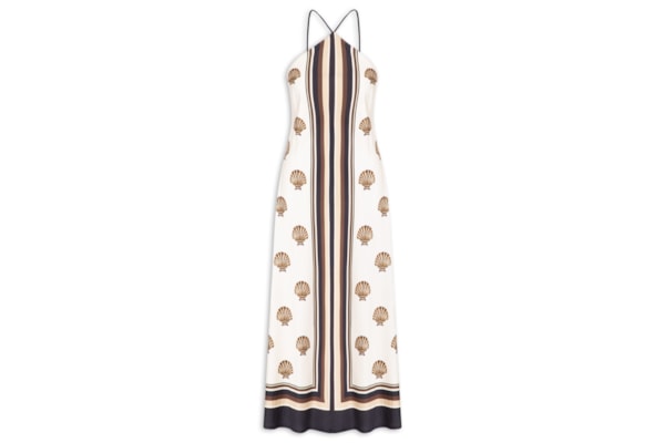 Vestido Midi Frente Única Conchita - Branco