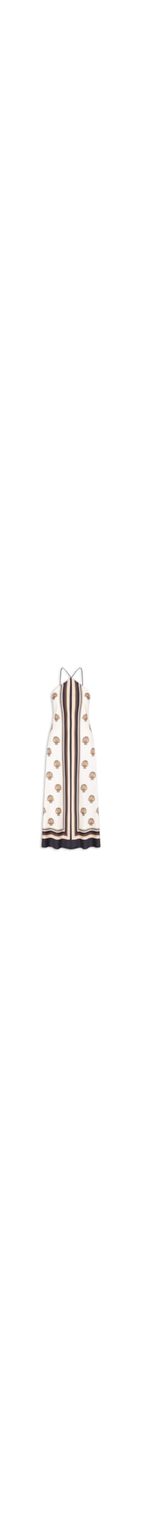 Vestido Midi Frente Única Conchita - Branco