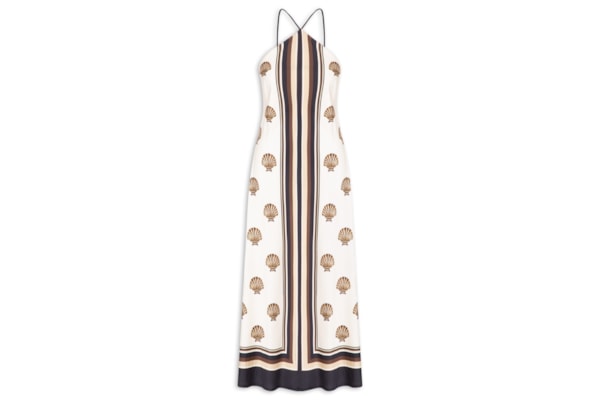 Vestido Midi Frente Única Conchita - Branco