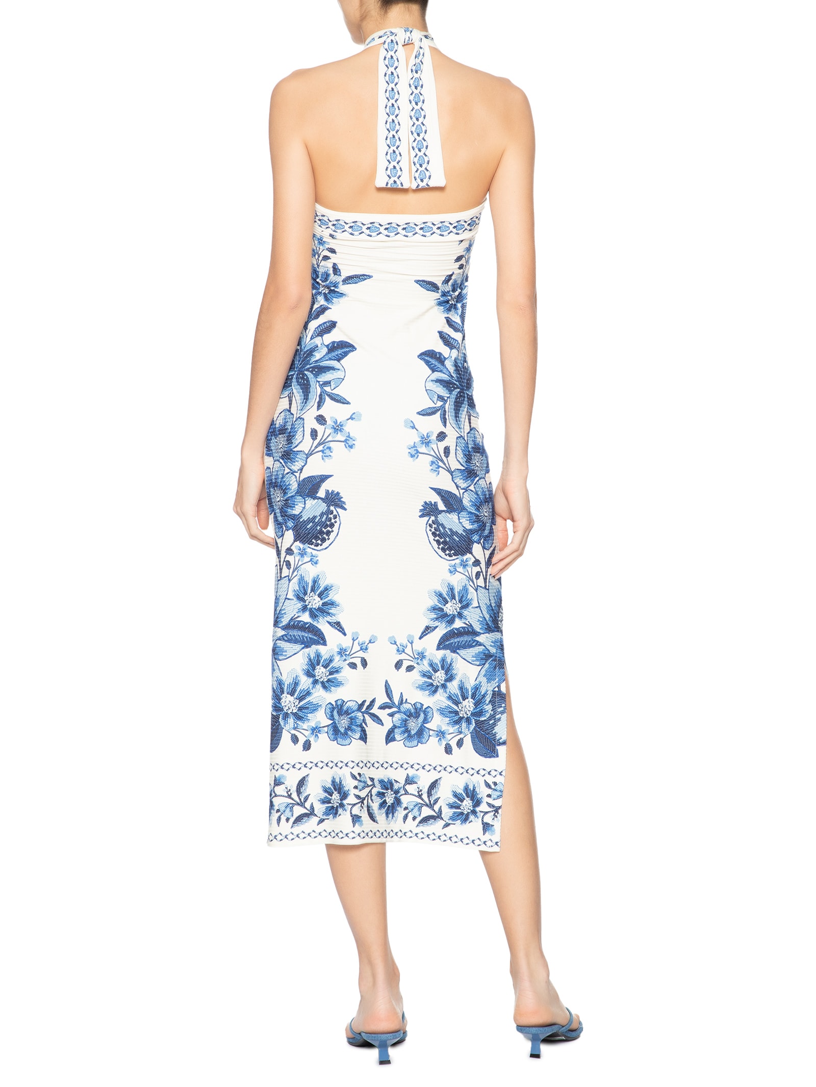 Vestido Midi Fruta De Verão Branco Farm