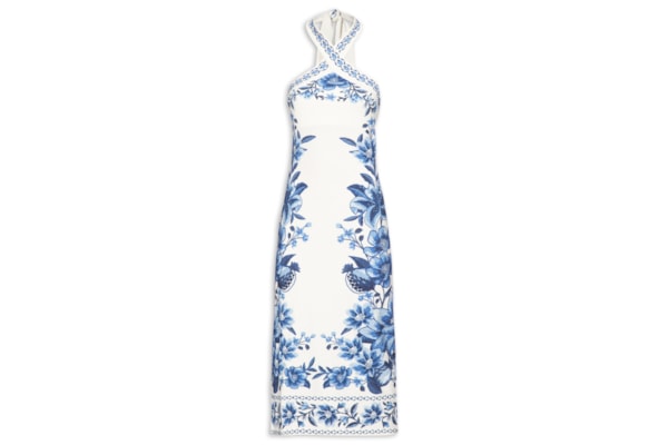 Vestido Midi Fruta De Verão - Branco