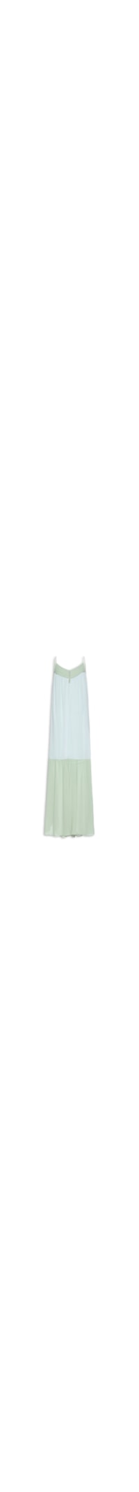 Vestido Midi GGT Bicolor Gota - Verde