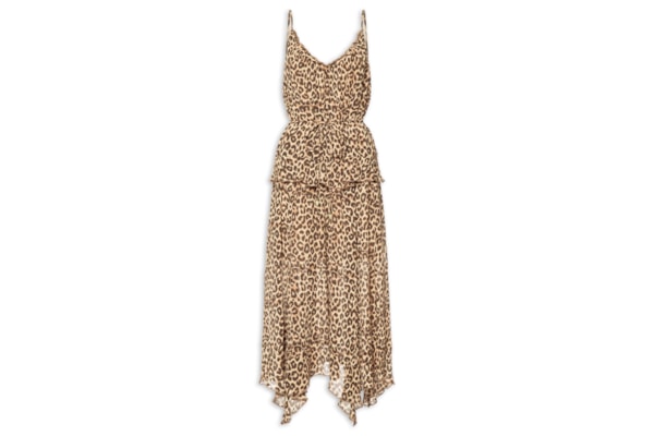 Vestido Midi Ggt Estampa Onça - Animal Print